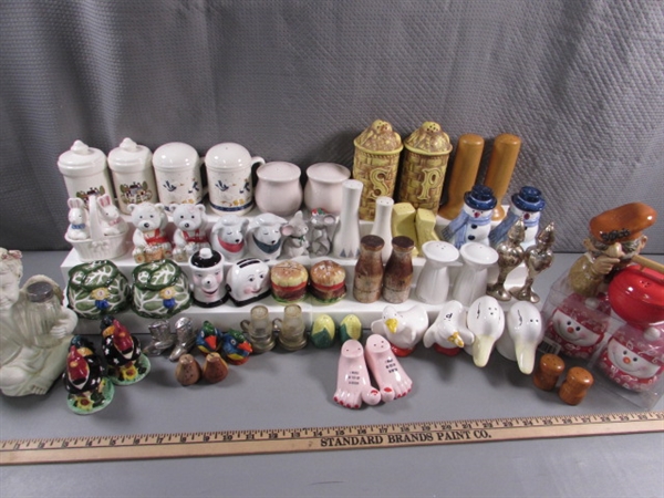 ANOTHER LARGE COLLECTION OF SALT & PEPPER SHAKERS