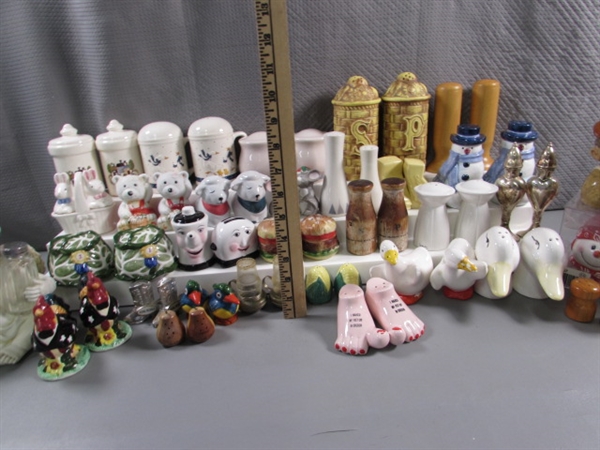 ANOTHER LARGE COLLECTION OF SALT & PEPPER SHAKERS