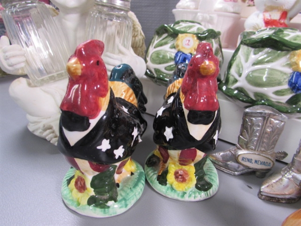 ANOTHER LARGE COLLECTION OF SALT & PEPPER SHAKERS