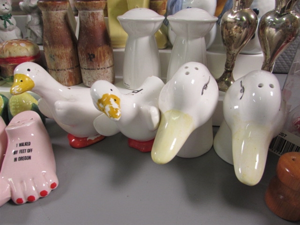 ANOTHER LARGE COLLECTION OF SALT & PEPPER SHAKERS