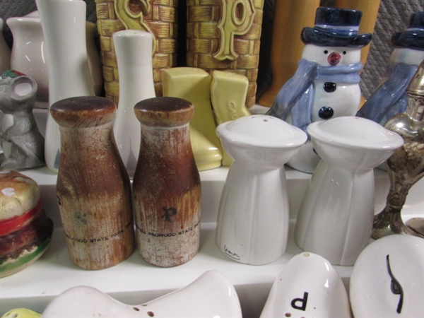 ANOTHER LARGE COLLECTION OF SALT & PEPPER SHAKERS