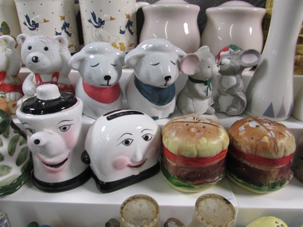 ANOTHER LARGE COLLECTION OF SALT & PEPPER SHAKERS