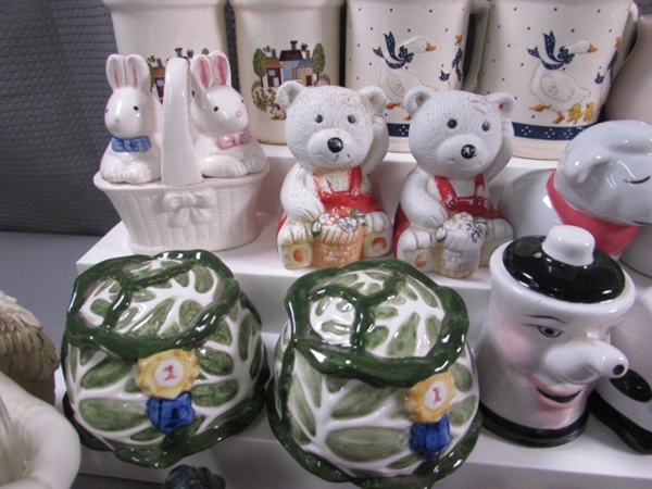 ANOTHER LARGE COLLECTION OF SALT & PEPPER SHAKERS