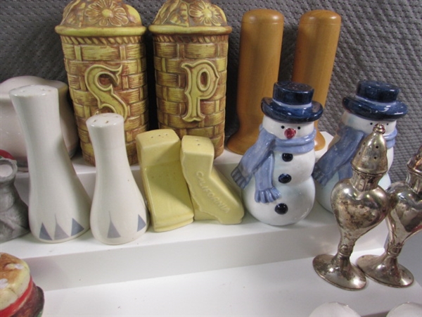 ANOTHER LARGE COLLECTION OF SALT & PEPPER SHAKERS