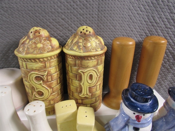 ANOTHER LARGE COLLECTION OF SALT & PEPPER SHAKERS