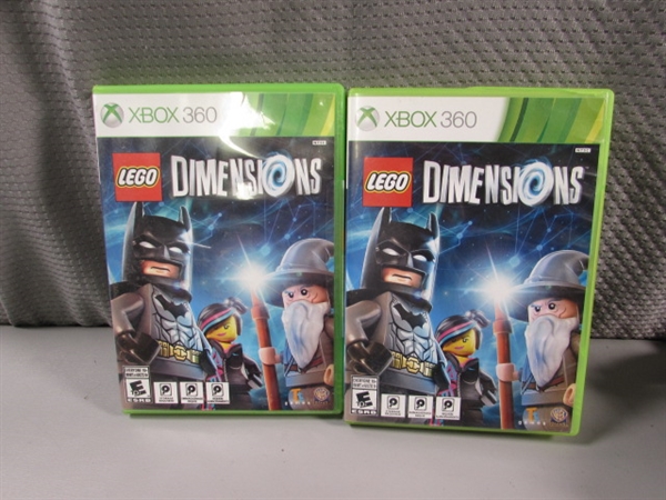 XBOX 360 LEGO DIMENSIONS GAMES & ACCESSORIES, & KINECT