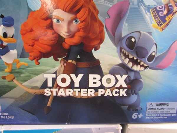 3 NEW DISNEY INFINITY STARTER PACKS FOR Wii U