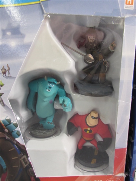 3 NEW DISNEY INFINITY STARTER PACKS FOR Wii U