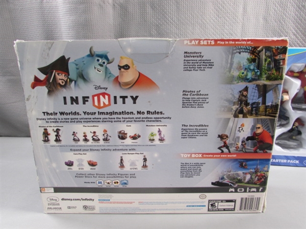 3 NEW DISNEY INFINITY STARTER PACKS FOR Wii U