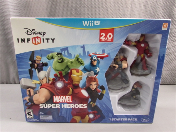 3 NEW DISNEY INFINITY STARTER PACKS FOR Wii U