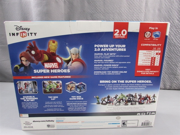 3 NEW DISNEY INFINITY STARTER PACKS FOR Wii U