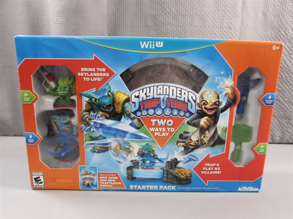 NEW Wii U SKYLANDERS TRAP TEAM STARTER PACK