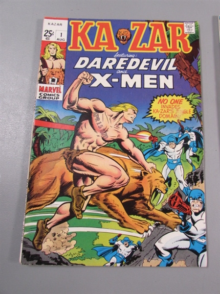 VINTAGE 1970 KA ZAR COMICS - VOLS. 1-3