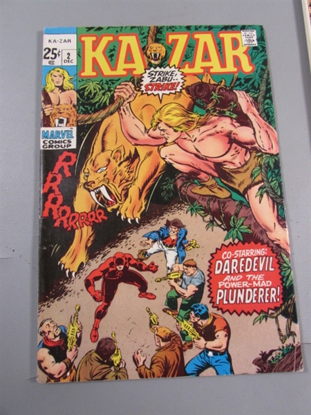 VINTAGE 1970 KA ZAR COMICS - VOLS. 1-3