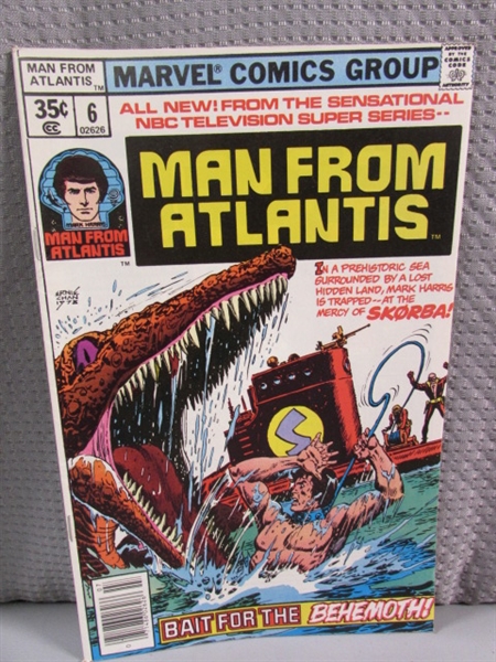 VINTAGE SET OF MAN FROM ATLANTIS 1-7 COMIC BOOKS