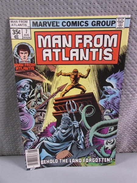 VINTAGE SET OF MAN FROM ATLANTIS 1-7 COMIC BOOKS