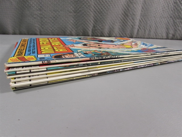 VINTAGE SET OF MAN FROM ATLANTIS 1-7 COMIC BOOKS