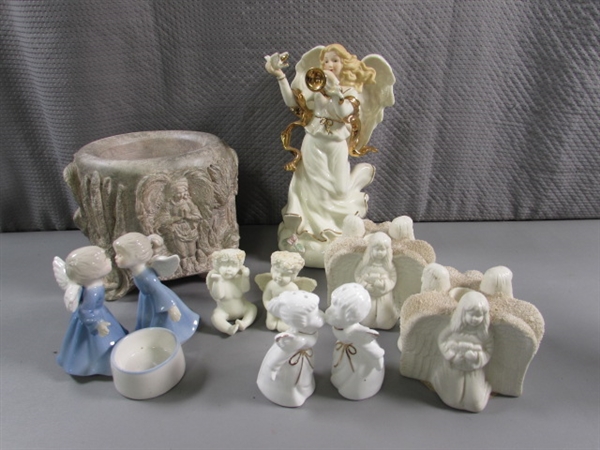 ANGELS & CHERUBS - MUSICAL FIGURINE, CANDLE HOLDERS & MORE