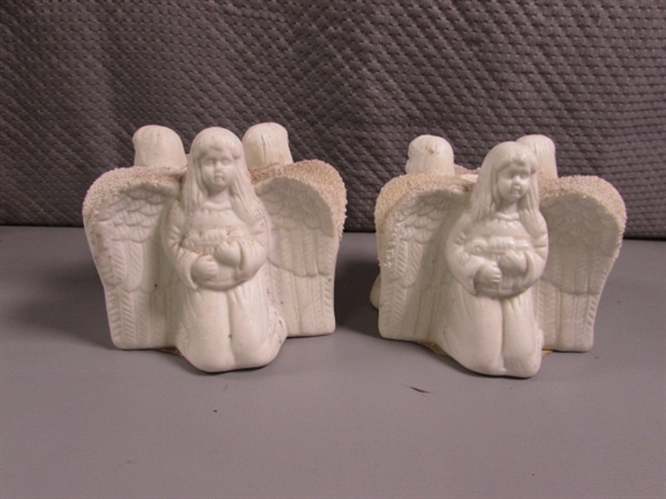 ANGELS & CHERUBS - MUSICAL FIGURINE, CANDLE HOLDERS & MORE