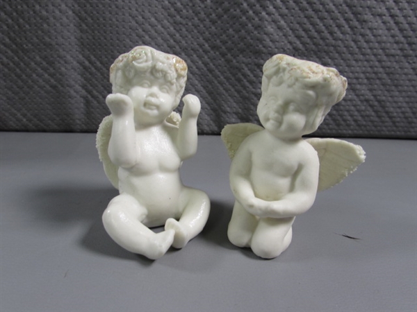 ANGELS & CHERUBS - MUSICAL FIGURINE, CANDLE HOLDERS & MORE