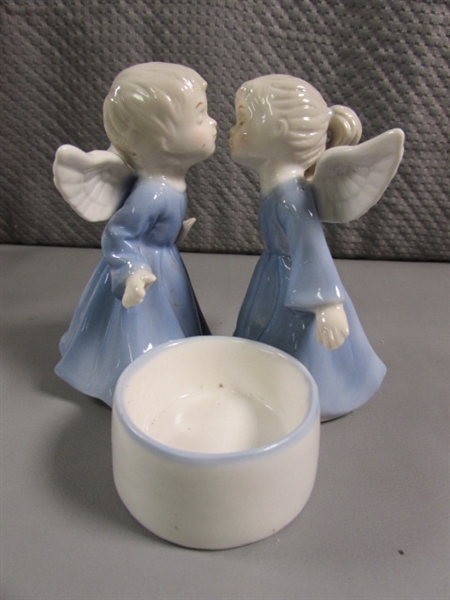 ANGELS & CHERUBS - MUSICAL FIGURINE, CANDLE HOLDERS & MORE