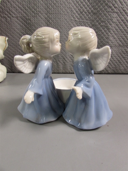 ANGELS & CHERUBS - MUSICAL FIGURINE, CANDLE HOLDERS & MORE