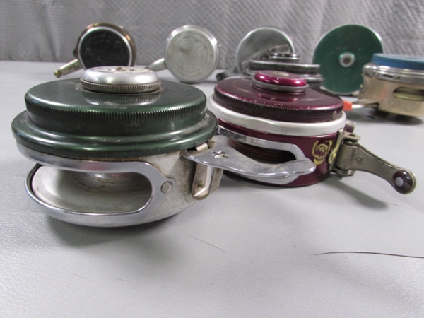 VINTAGE AUTOMATIC FLY FISHING REELS