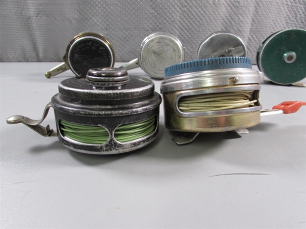 VINTAGE AUTOMATIC FLY FISHING REELS