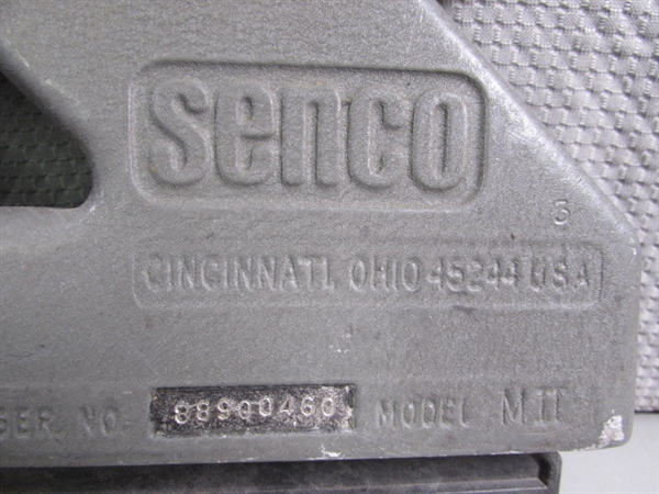 SENCO M II AIR STAPLER & ASST SIZES OF STAPLES