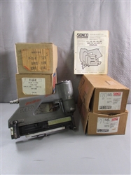 SENCO MW AIR STAPLER & ASST SIZES OF STAPLES