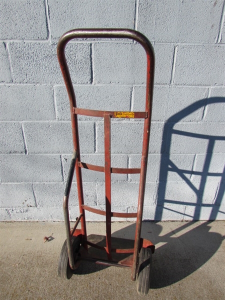 SMALL HEAVY DUTY HAND TRUCK W/SOLID WHEELS