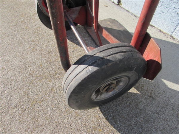 SMALL HEAVY DUTY HAND TRUCK W/SOLID WHEELS