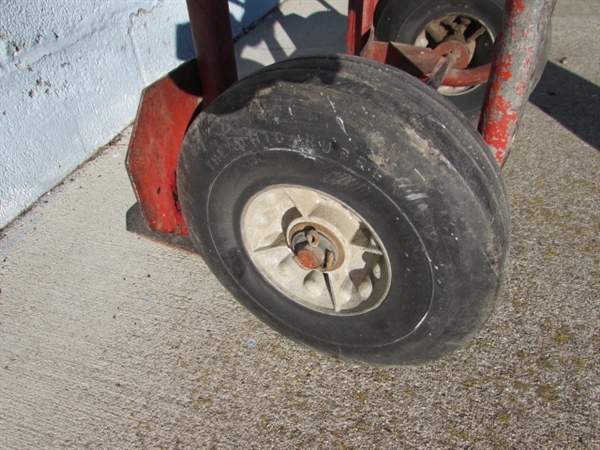 SMALL HEAVY DUTY HAND TRUCK W/SOLID WHEELS