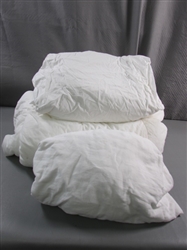 TWIN COMFORTER, DUVET COVER & FITTED SHEET