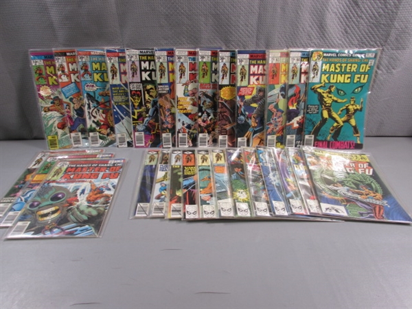 MARVEL COMIC GROUP MASTER OF KUNG FU VINTAGE COMICS - 28 ISSUES