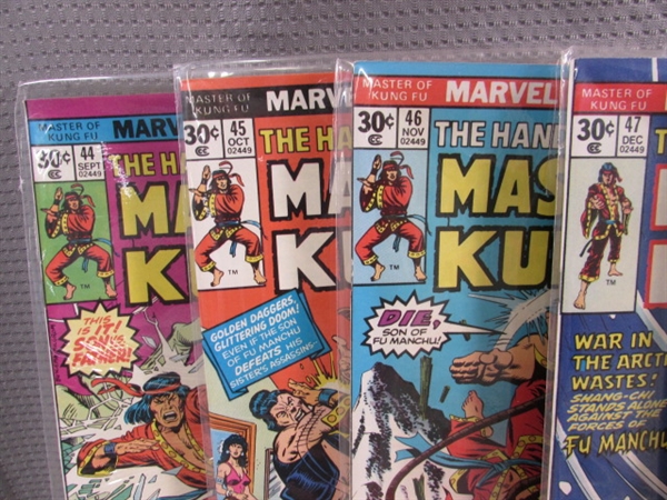 MARVEL COMIC GROUP MASTER OF KUNG FU VINTAGE COMICS - 28 ISSUES