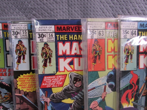 MARVEL COMIC GROUP MASTER OF KUNG FU VINTAGE COMICS - 28 ISSUES