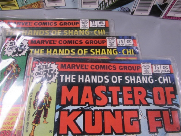 MARVEL COMIC GROUP MASTER OF KUNG FU VINTAGE COMICS - 28 ISSUES