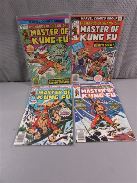 MARVEL COMIC GROUP MASTER OF KUNG FU VINTAGE COMICS - 28 ISSUES