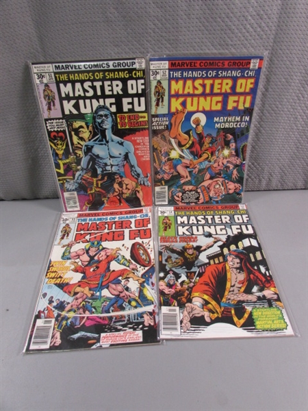 MARVEL COMIC GROUP MASTER OF KUNG FU VINTAGE COMICS - 28 ISSUES