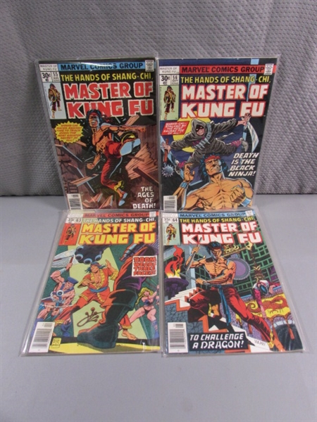 MARVEL COMIC GROUP MASTER OF KUNG FU VINTAGE COMICS - 28 ISSUES