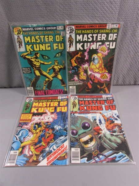 MARVEL COMIC GROUP MASTER OF KUNG FU VINTAGE COMICS - 28 ISSUES