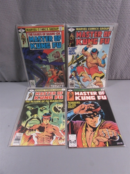 MARVEL COMIC GROUP MASTER OF KUNG FU VINTAGE COMICS - 28 ISSUES