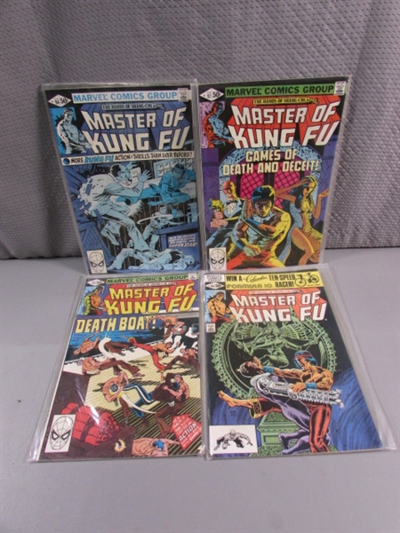 MARVEL COMIC GROUP MASTER OF KUNG FU VINTAGE COMICS - 28 ISSUES