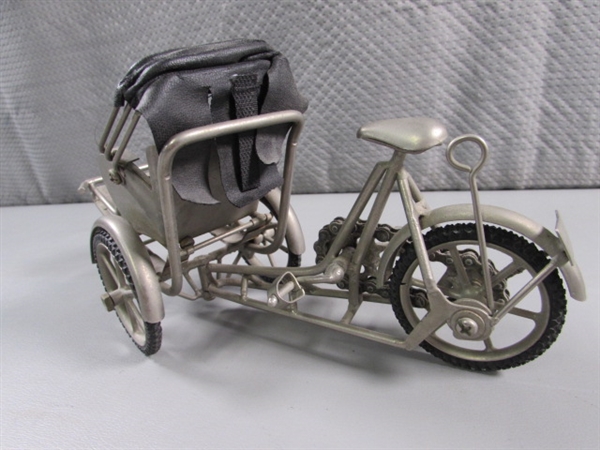 HANDCRAFTED FUNCTIONAL RICKSHAW & BICYCLE MODELS