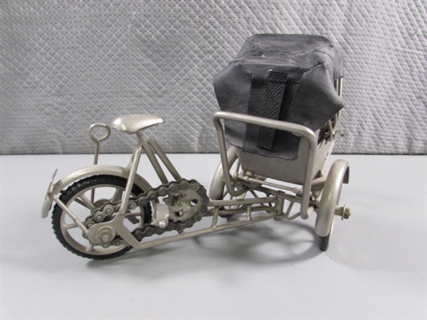 HANDCRAFTED FUNCTIONAL RICKSHAW & BICYCLE MODELS