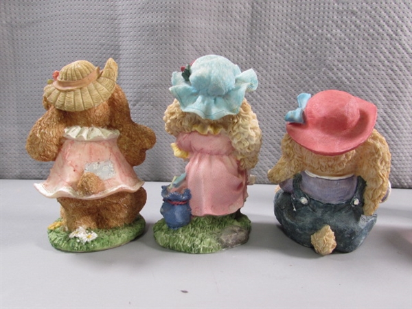 BUNNY FIGURINES & VOTIVE HOLDERS