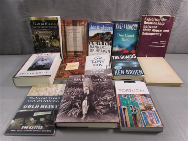 ASSORTED BOOKS & NOVELS