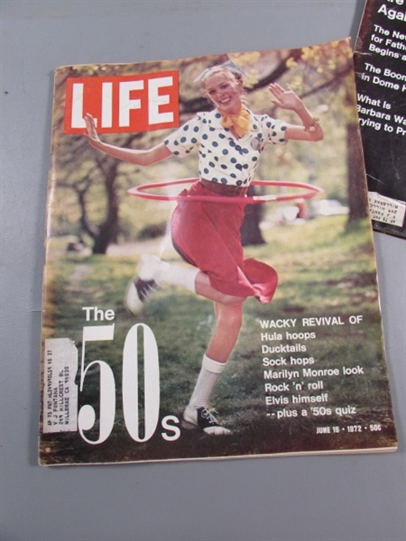 VINTAGE 1950'S & 70'S LIFE MAGAZINES