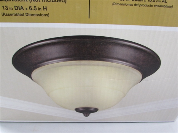 NEW FLUSH MOUNT LIGHT FIXTURE